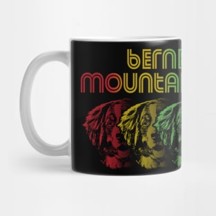 Cool Retro Groovy Bavarian Mountain Scenthound Dog Mug